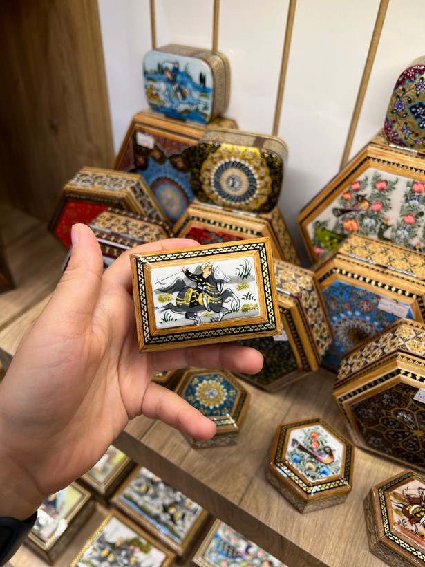 جاسکه ای خاتم مدل مستطیلی
